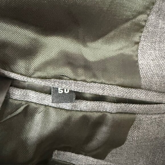 The Kooples Gray Wool Two-Button Blazer Men's Size 50 Double Vent - Picture 8 of 12